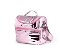 H&H Borsa Termica Crystal 11L in PEVA Rossa - Isolamento Termico Ottimale, Pratica e Leggera, per Picnic, Spiaggia, Pranzo, Campeggio