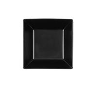 H&h set 6 piatti fondi boston osaka nero cm 17x17