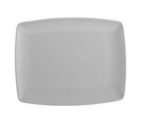 H+H Set 6 piatti rettangolari Boston Stoneware Grigio 25x15 cm
