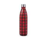 H&H Bottiglia Termica, Inox18/10, Quadri, 0,75lt