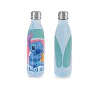 H&H Bottiglia Termica, per Bambini e Adulti, Borraccia in Acciaio Inox, Decoro Stitch No Bad - 0,5Lt, Isolamento Termico, Design Unico, Ideale per Sport e Tempo Libero, Idea Regalo