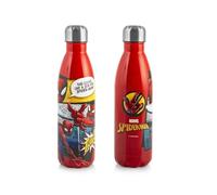 H&H Bottiglia Termica Spiderman Red Marvel In Acciaio Inox Lt 0,5