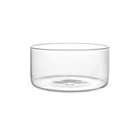 H&h bowl nuvola in vetro borosilicato trasparente cm 12xh5