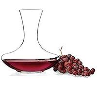Decanter per ambiente in vetro trasparente di capacità di lt 1,5