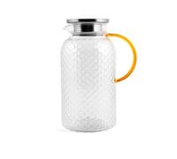 H&H Brocca In Borosilicato Con Coperchio Inox Lt 1,6