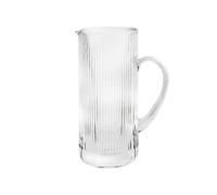 H&H Brocca Venus in vetro rigato trasparente lt 2