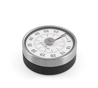 H&H by Bruno Barbieri, Timer da Cucina Meccanico con Magnete cm 8 - Timer da Cucina Design Moderno - Contaminuti Manuale per Cottura e Preparazioni