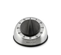 H&H by Bruno Barbieri, Timer da Cucina Meccanico Design - Contaminuti Manuale per Cottura - Timer da Cucina Senza Batterie, Pratico e Facile da Usare