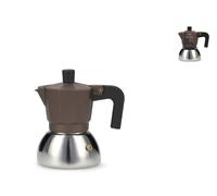 H&H Caffettiera Bronze in alluminio e acciaio inox 2 tazze
