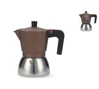 H&H Caffettiera Bronze da 6 tazze | Caffettiera H&H Bronze da 6 tazze, realizzata in alluminio e acciaio inox