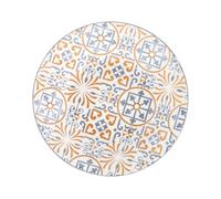 Confezione 6 Piatti in stoneware/gres Capri Fondo Cm21 H&H