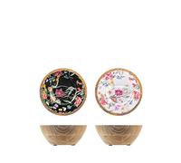 H&H Caroline Coppa in Legno, 15cm, Fiori, Primavera