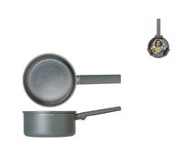 H&H Casseruola 1 M Antiaderente Borghese Cm 20, Nero