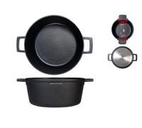 H&H Casseruola 2 Manici Essential Borghese Cm 28