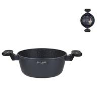 H&H Casseruola a due manici Vortex by Bruno Barbieri in alluminio coniato, 20