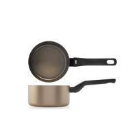 H&H, casseruola, in alluminio, antiaderente, linea Balance, adatta a tutti i piani cottura, lavabile in lavastoviglie, diametro 16 cm