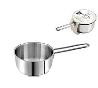 H&H Casseruola Elodie, Acciaio Inox 18/10, Fondo Induzione, 14cm - 2962314