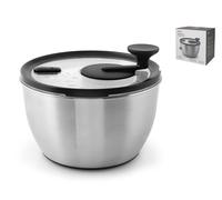 H&H Centrifuga insalata in acciaio inox con antiscivolo lt. 5