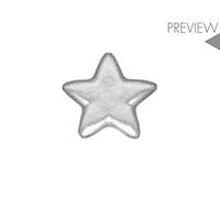 H&H Centrotavola in Vetro a Forma di Stella, Colori Assortiti, 15cm