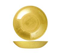 H&h centrotavola regent oro glitter cm40