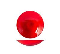 H&H Centrotavola Silk in vetro effetto seta rosso cm. 30