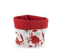 H&H Cestino Coral in Cotone e Poliestere 16 cm - Elegante e Resistente - Ideale per la Tavola e la Casa - Consigliato Lavaggio a Mano