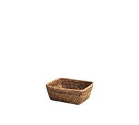 H&h cestino rettangolare in rattam cm 25x21x9