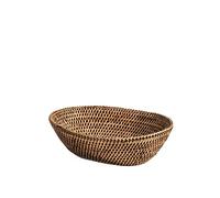 H&h cestino ovale in rattan cm 27x8x21