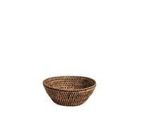 H&H Cestino Ovale In Rattan Cm 17,5X6,5X15