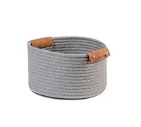 H&h cesto tondo grigio cm 30x18h
