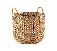 H&H Cesto in Seagrass Tondo con Manici 41x35hcm