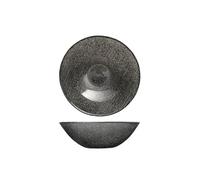 H&H Charme Black Set 6 Bowl, in Vetro, 15cm