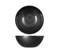 H&H Charme Black Set 6 Bowl, in Vetro, 22cm