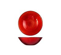 H&H Charme Red Set 6 Bowl, in Vetro, 15cm