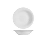 Set di 6 piatti fondi in porcellana bianca, diametro 23 Cm Charme H&H