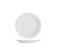 Set di 6 piatti frutta in porcellana bianca, diamentro 21 Cm Charme H&H