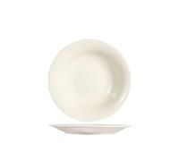 H&h set 6 piatti frutta charme in porcellana avorio 21cm