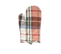 H&H Check Guanto Forno in Cotone e Poliestere, 17x27cm