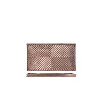 H&H Chennai Vassoio in Alluminio, Rame, 29x16x1,5cm
