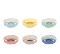 H+H Set 6 ciotoline Coachella New Bone China 13 cm