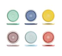 H&h set 6 piatti frutta coachella cm 19