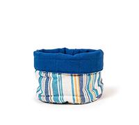 H&H Coastal Vibes Cestino Pane in Cotone Riciclato, 16cm