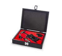 H&H Cofanetto Sommelier in pezzi legno nero 5 pezzi.