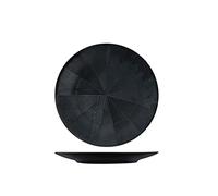 H&H Comb Set 6 Piatti Frutta, Nero, cm20,5