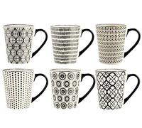 H&h set 6 mug vhera in stoneware cc 350