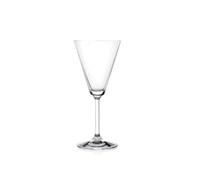 H&h set 6 calici in vetro jazz trasparente vino cl16