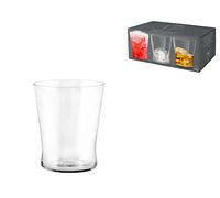 H&H Set 6 Bicchieri Conic, in Vetro, 110cc - trasparente vetro 1170311