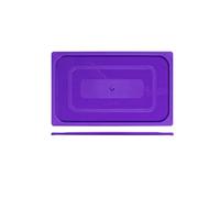 H&H Coperchio Gastronorm in Polipropilene per GN1/1 Viola cm 53x32,5x1,5 h Made in Italy