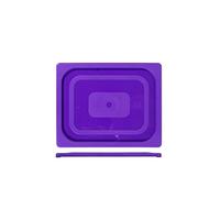 H&H Coperchio Gastronorm in Polipropilene per GN1/2 Viola cm 32,5x26,5x1,5 h Made in Italy