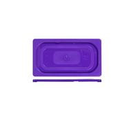 H&H Coperchio Gastronorm in Polipropilene per GN1/3 Viola cm 32,5x17,5x1,5 h Made in Italy